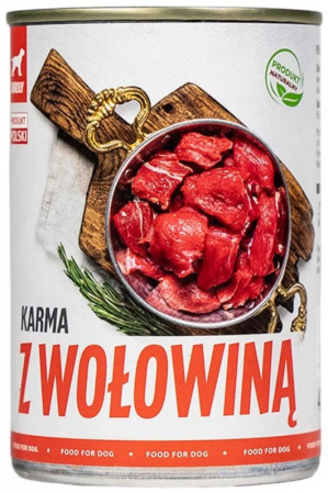 TUF TUF Beef food - Mokré krmivo pro psy - 400 g