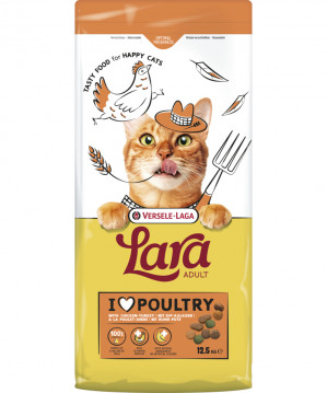 VERSELE-LAGA Lara Chicken with turkey - suché krmivo pro kočky - 12,5kg