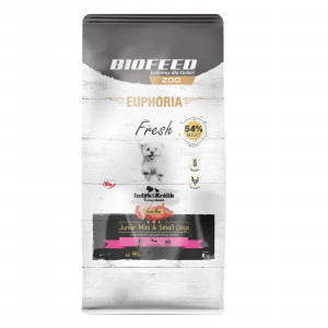 BIOFEED Euphoria Fresh Junior Mini & Small Monoprotein Turkey - suché krmivo pro psy - 8kg