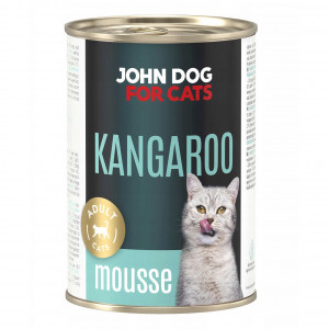 JOHN DOG For cats Kangaroo Mousse - mokré krmivo pro kočky - 400g