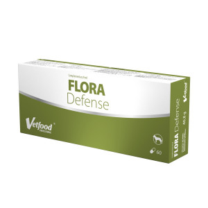 VETFOOD Flora Defense - doplňky stravy pro psy - 60ks