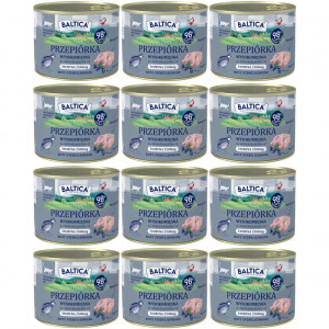 BALTICA Chuť regionů Mono Křepelka - mokré krmivo pro kočku - 12x185g
