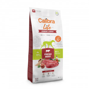 CALIBRA Life Junior Large breed Fresh Beef - suché krmivo pro psy - 12kg