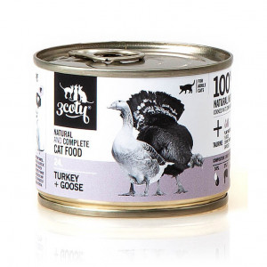 3COTY 24. Turkey and goose - mokré krmivo pro kočky - 180g