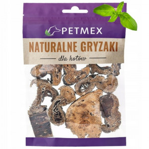 PETMEX Hovězí plíce medailonky mono – pamlsek pro kočku – 25g