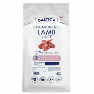 BALTICA Nutraceutic Hypoallergenic S Lamb with rice - suché krmivo pro psy - 12kg