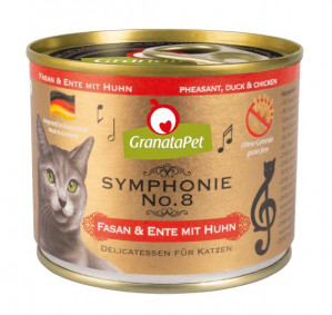 GRANATAPET Symphonie No.8 Pheasant and duck with chicken - mokré krmivo pro kočky - 200g