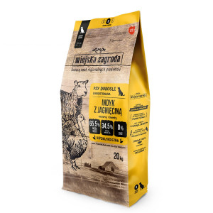 WIEJSKA ZAGRODA Turkey with lamb M - suché krmivo pro psy - 20kg