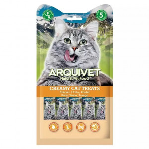 ARQUIVET Creamy Cat Treats Chicken - pamlsek pro kočky - 5 x 14g