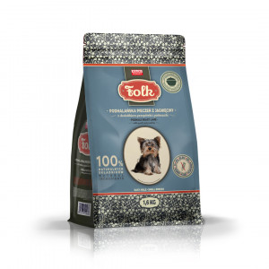 FOLK Small breeds Podhale-style lamb roast with quail and parsley - suché krmivo pro psy - 1,6kg