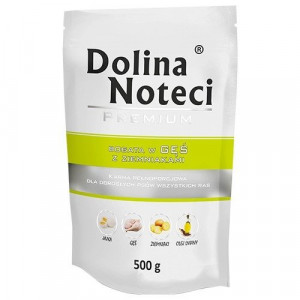DOLINA NOTECI Premium Rich in goose with potatoes - Mokré krmivo pro psy - 500 g