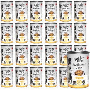 TUF TUF Meaty chunks with poultry - vlhké krmivo pro psy - 24x1250g