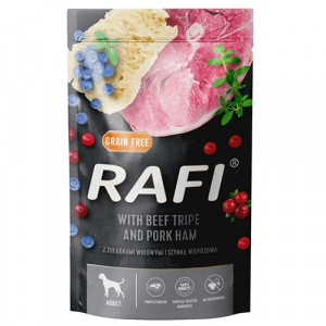 DOLINA NOTECI Rafi Beef tripe with ham - vlhké krmivo pro psy - 500g