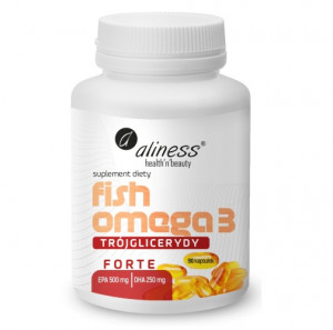 ALINESS Fish Omega 3 FORTE 500/250mg – doplněk stravy – 90 kapslí