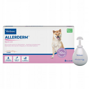 VIRBAC Allerderm Spot On - přípravek pro psy - 6x4ml