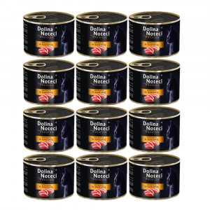 DOLINA NOTECI Premium Rich in duck - mokré krmivo pro kočky - 12x185g