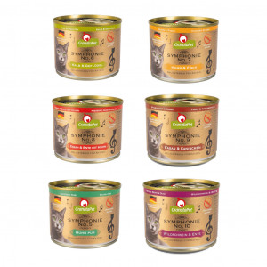 GRANATAPET Symphonie No. MIX 6 PŘÍCHUTÍ - mokré krmivo pro kočky - 6x200g