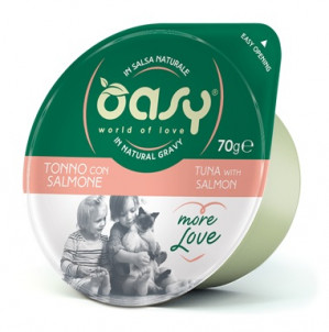 OASY More Love Tuna with salmon - mokré krmivo pro kočky - 70g