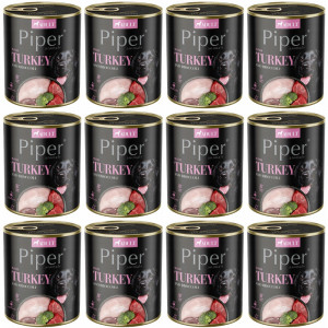 DOLINA NOTECI Piper s krůtím masem a brokolicí - mokré krmivo pro psy - 12x800g