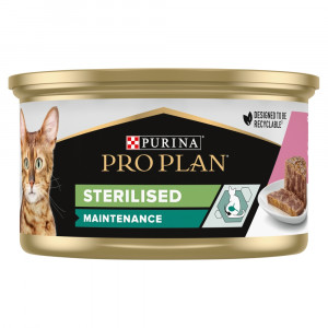 PURINA Pro Plan Sterilised Salmon with tuna - mokré krmivo pro kočky - 85g