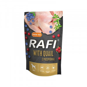 DOLINA NOTECI Rafi with quail - vlhké krmivo pro psy - 500g
