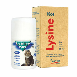 SCANVET Lysine - potravinové doplňky pro kočky - 50ml