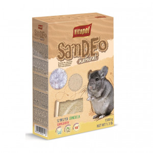 VITAPOL Sandeo natural - písek pro činčily – 1,5kg
