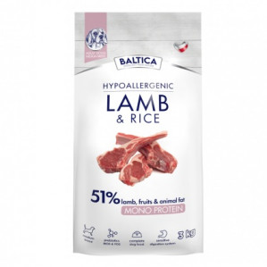 BALTICA Nutraceutic Hypoallergenic M Lamb with rice - suché krmivo pro psy - 3kg