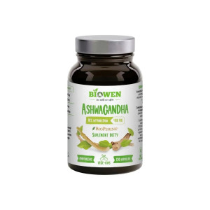 BIOWEN Ashwagandha – doplněk stravy pro lidi – 120 kapslí