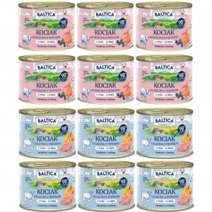 BALTICA Chuť regionů Koťata MIX PŘÍCHUTÍ - mokré krmivo pro kočky - 12x185g