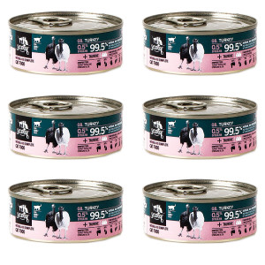 3COTY Turkey with spirulina - mokré krmivo pro kočky - 6x80g