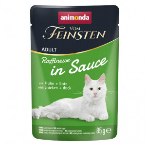 ANIMONDA Vom Feinsten Raffinesse in sauce Chicken with duck - mokré krmivo pro kočky - 85g