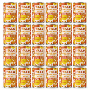 TILLO Kousky v omáčce s kachním masem - mokré krmivo pro psy - 24x415g
