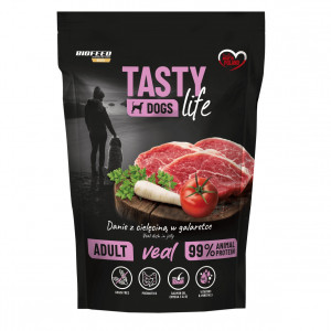 BIOFEED Tasty Dogs Life Veal - vlhké krmivo pro psy - 150g