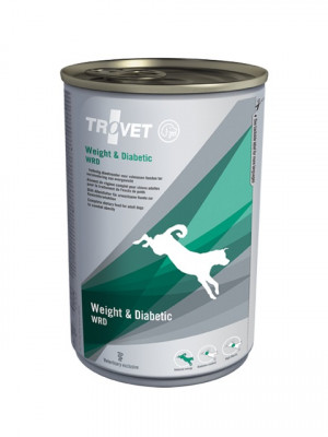 TROVET Weight & Diabetic WRD with chicken - Mokré krmivo pro psy - 400 g