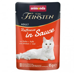 ANIMONDA Vom Feinsten Raffinesse in sauce Chicken with veal - mokré krmivo pro kočky - 85g