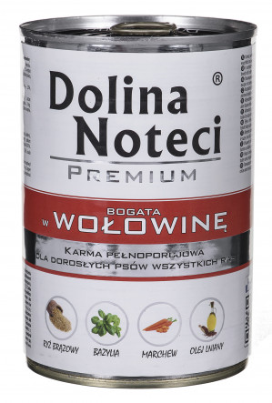 DOLINA NOTECI Premium Beef - Mokré krmivo pro psy - 400 g