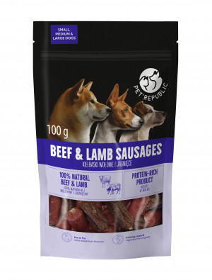 PETREPUBLIC Lamb cubes M - pamlsek pro psa - 100g