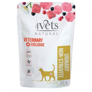 4VETS Natural Urinary Non-struvite - mokré krmivo pro kočky - 85g