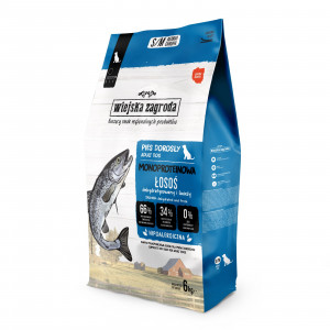 WIEJSKA ZAGRODA Monoprotein Salmon S/M - suché krmivo pro psy - 6kg