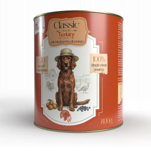 SYTA MICHA Classic Mono Turkey with mango - mokré krmivo pro psy - 800g
