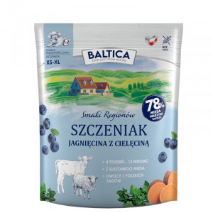 BALTICA Smaki regionów Junior Lamb with veal - suché krmivo pro psy - 1kg