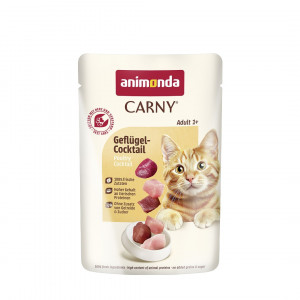 ANIMONDA Carny Adult Poultry cocktail - mokré krmivo pro kočky - 85g