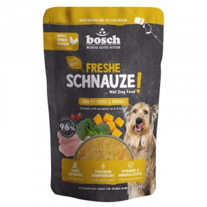 BOSCH Freshe Schnauze s kuřecím masem, dýní a brokolicí mono – mokré krmivo pro psy – 250g