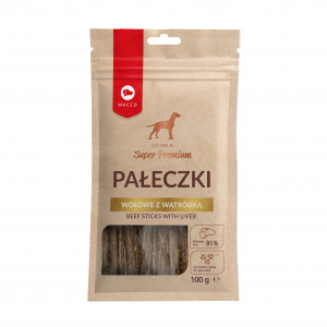MACED Beef Sticks with liver - pochoutka pro psy - 100g