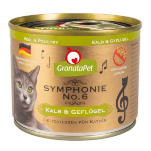 GRANATAPET Symphonie No.6 Veal and poultry - mokré krmivo pro kočky - 200g