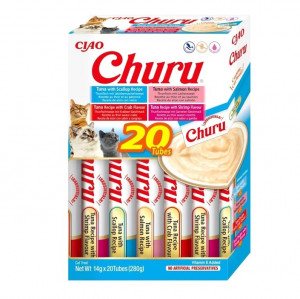 INABA Ciao Churu Box Tuna Mix - pamlsek pro kočky - 20 x 14g 