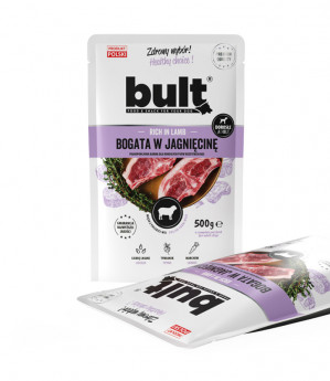 BULT Mleté maso bohaté na jehněčí - vlhké krmivo pro psy - 500g