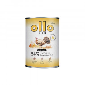 OLLO Plus Collagen Mono Turkey - vlhké krmivo pro psy - 800g