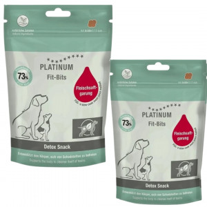 PLATINUM Fit-Bits Detox – pamlsek pro psy – 2x150g